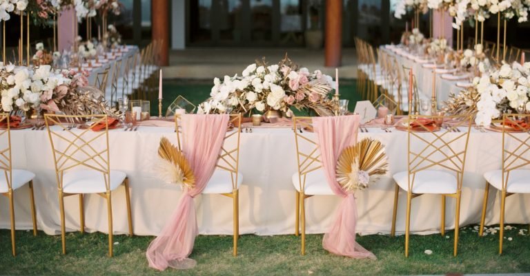 Choosing the right amount of tables and chairs for your event.